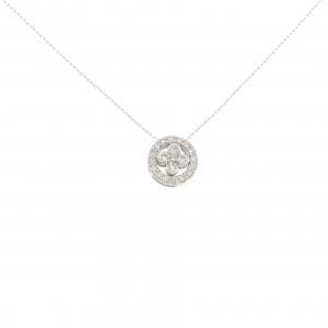 【新品】PT 2WAY フラワー ダイヤモンド ネックレス 0.50CT