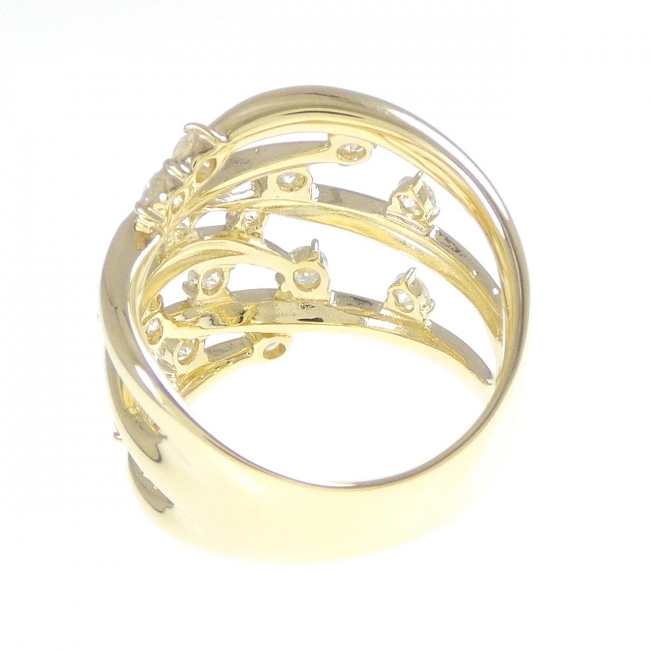 K18YG ダイヤモンド リング 0.80CT
