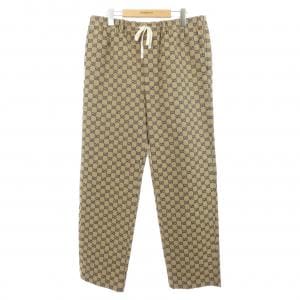グッチ GUCCI レザーインターロッキングG付きGGキャンバスパンツ 658090 Z8AOV パンツ