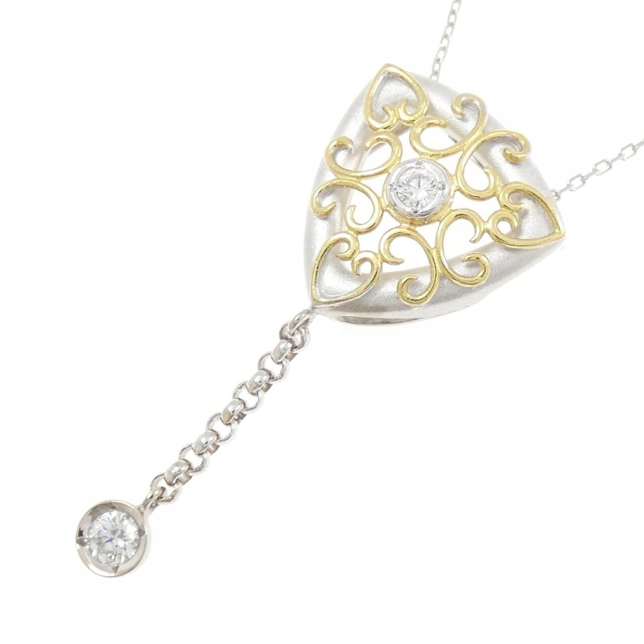 ヤマサキユミコ ダイヤモンド ネックレス 0.332CT