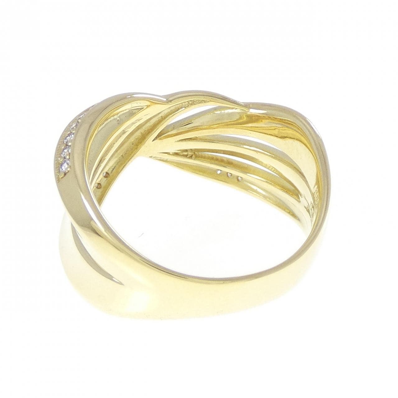 K18YG ダイヤモンド リング 0.11CT