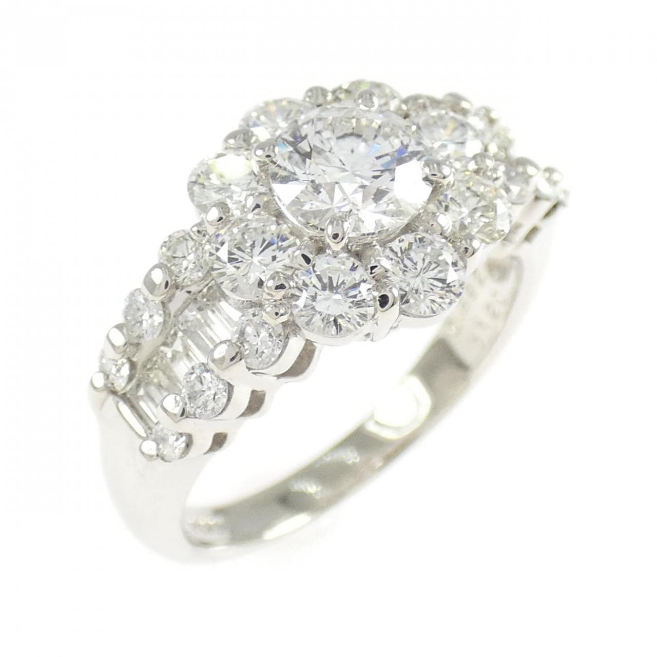 PT900 ダイヤモンド リング 0.592CT G SI2 VG