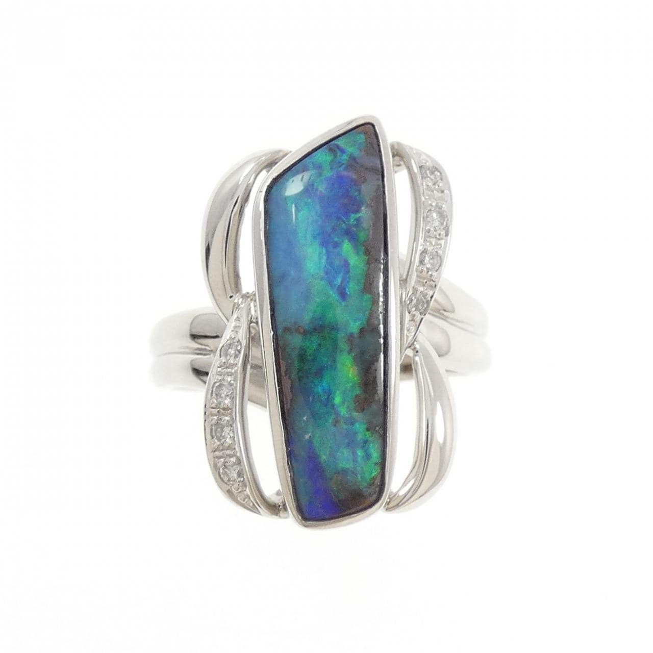 PT900 ボルダーオパール リング 4.05CT