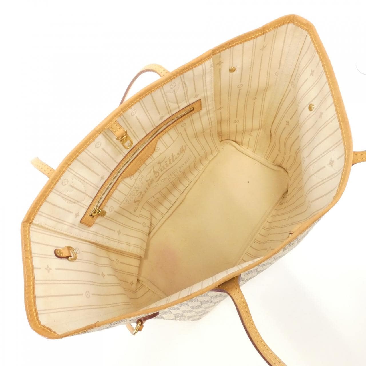 ルイヴィトン ダミエ アズール ネヴァーフル MM N51107 バッグ