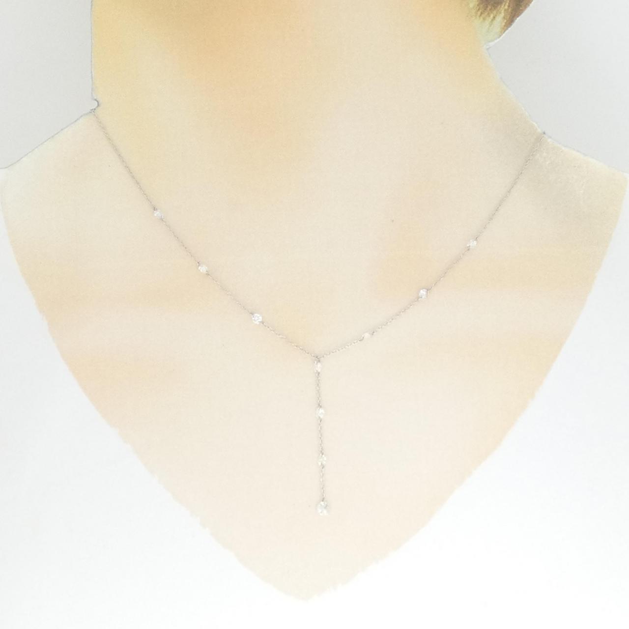 【新品】750WG ダイヤモンド ネックレス