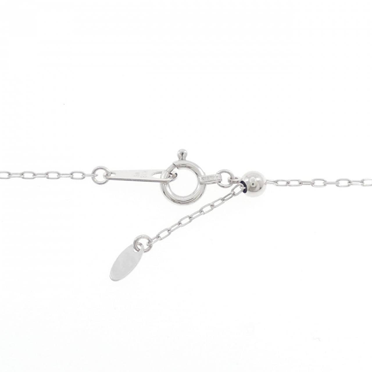 K18WG骷髅头钻石项链 0.17克拉