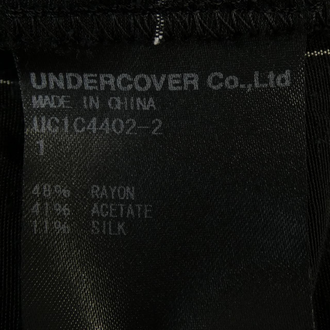 アンダーカバー UNDER COVER S／Sシャツ
