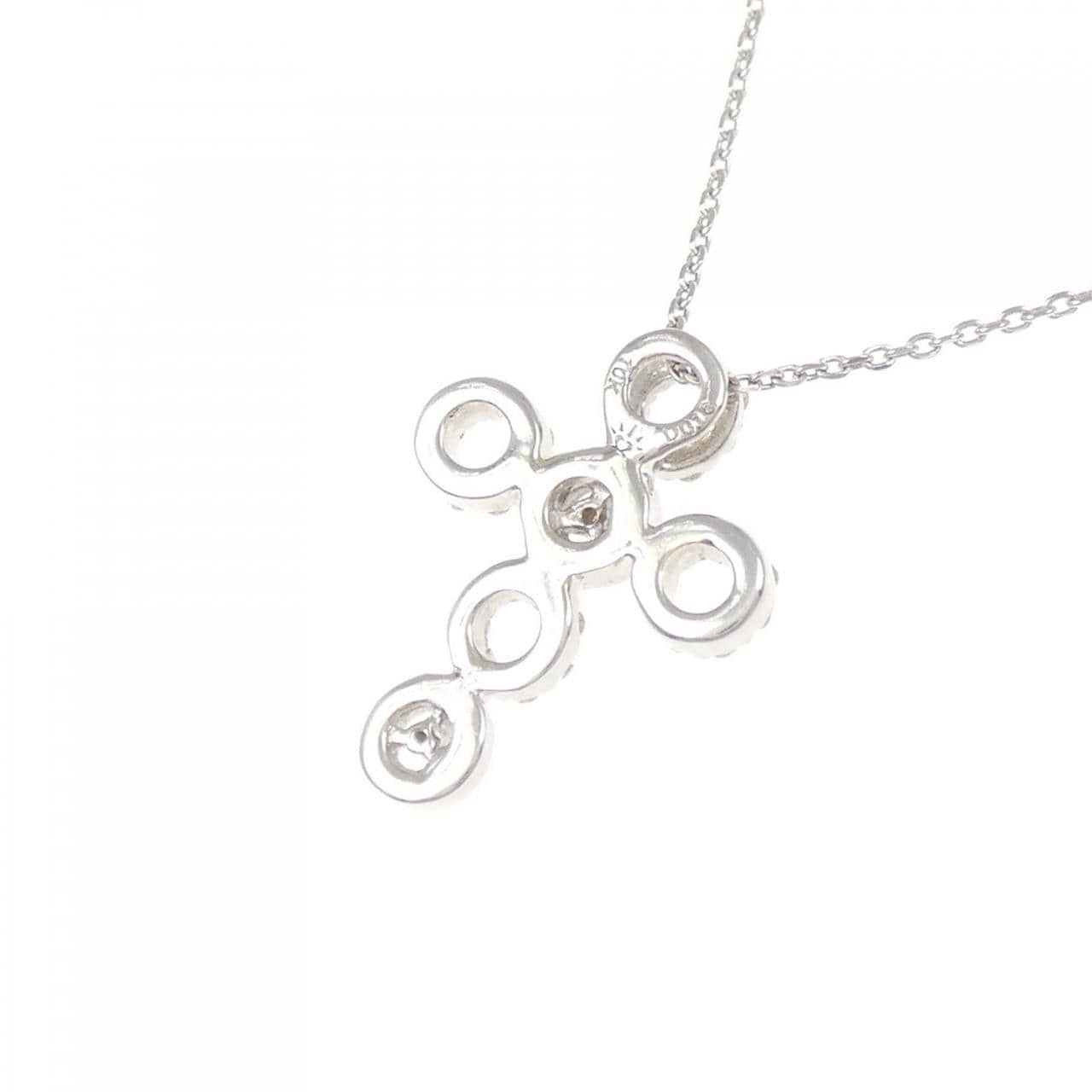 10KWG/K10WG ダイヤモンド ネックレス 0.16CT