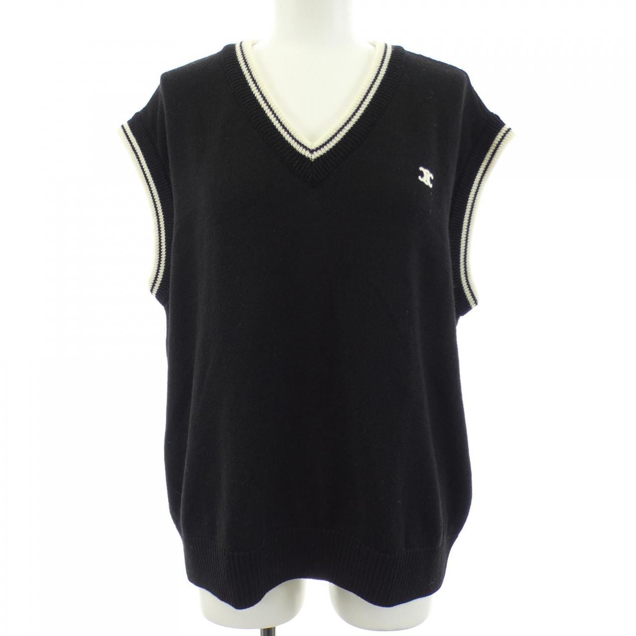セリーヌ CELINE トリオンフ Vネックセーター 2ADCK823Y ベスト