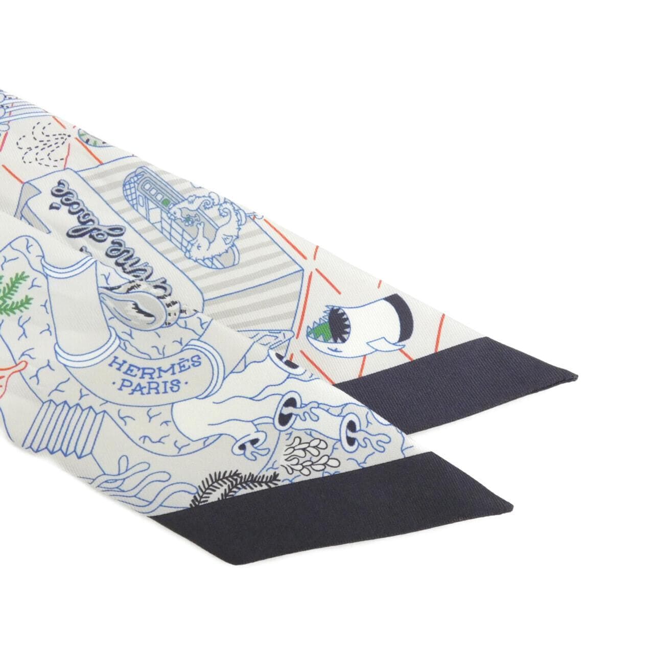 エルメス SPLASH PARK ツイリー 063806S スカーフ