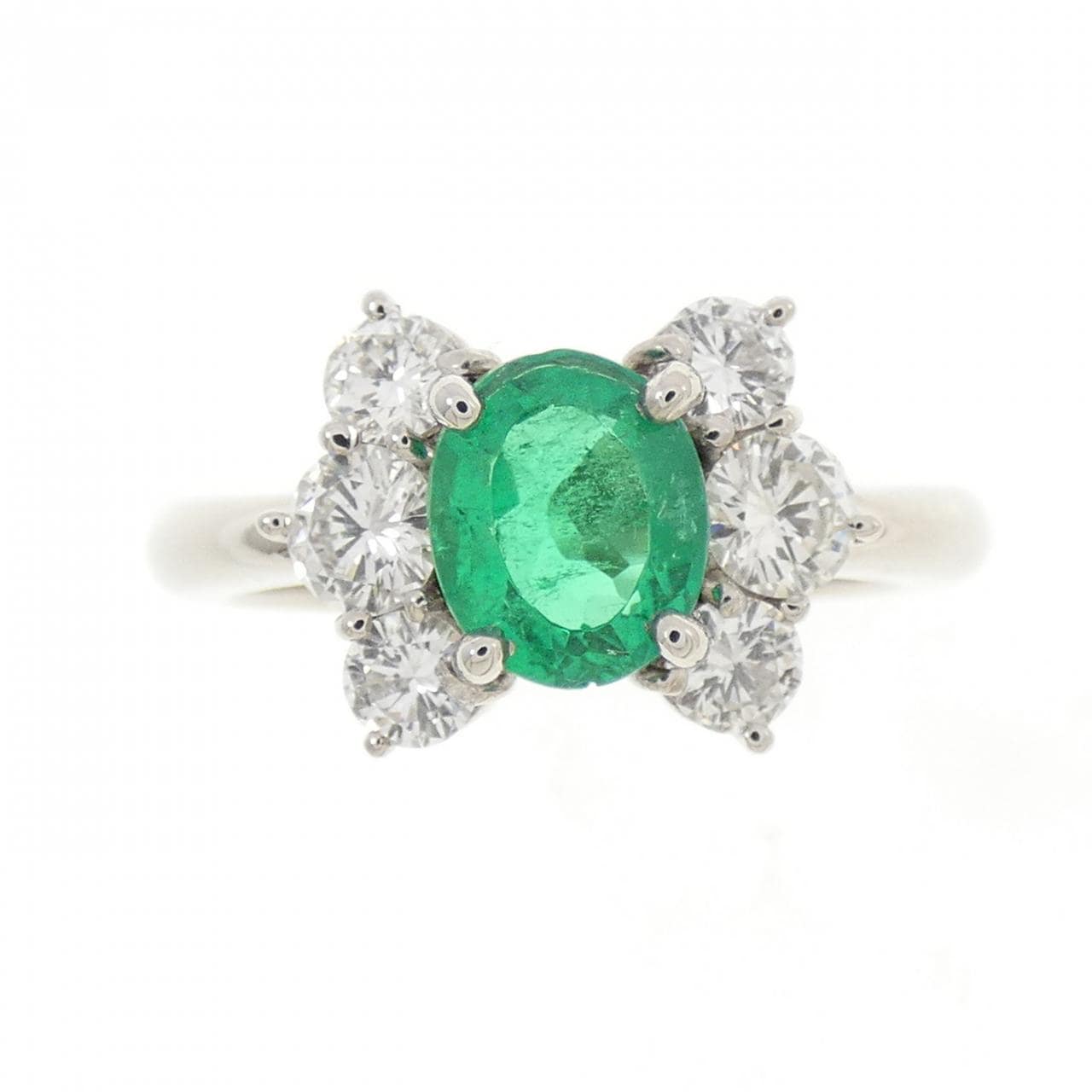 PT900 エメラルド リング 0.78CT