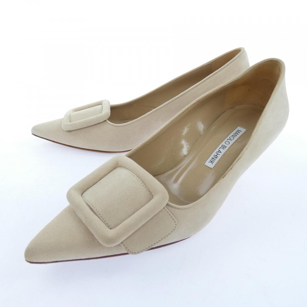 マノロブラニク MANOLO BLAHNIK MAYSALEPUMP 50 メイセールホパンプ パンプス