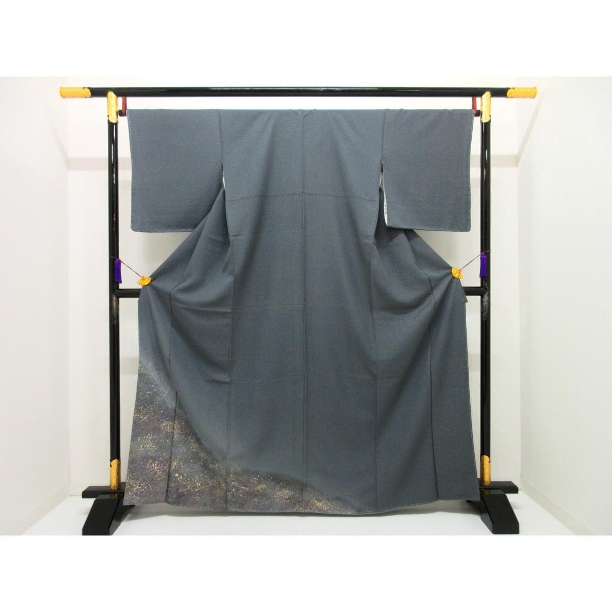[Unused items] Homongi Yuzen gold painting
