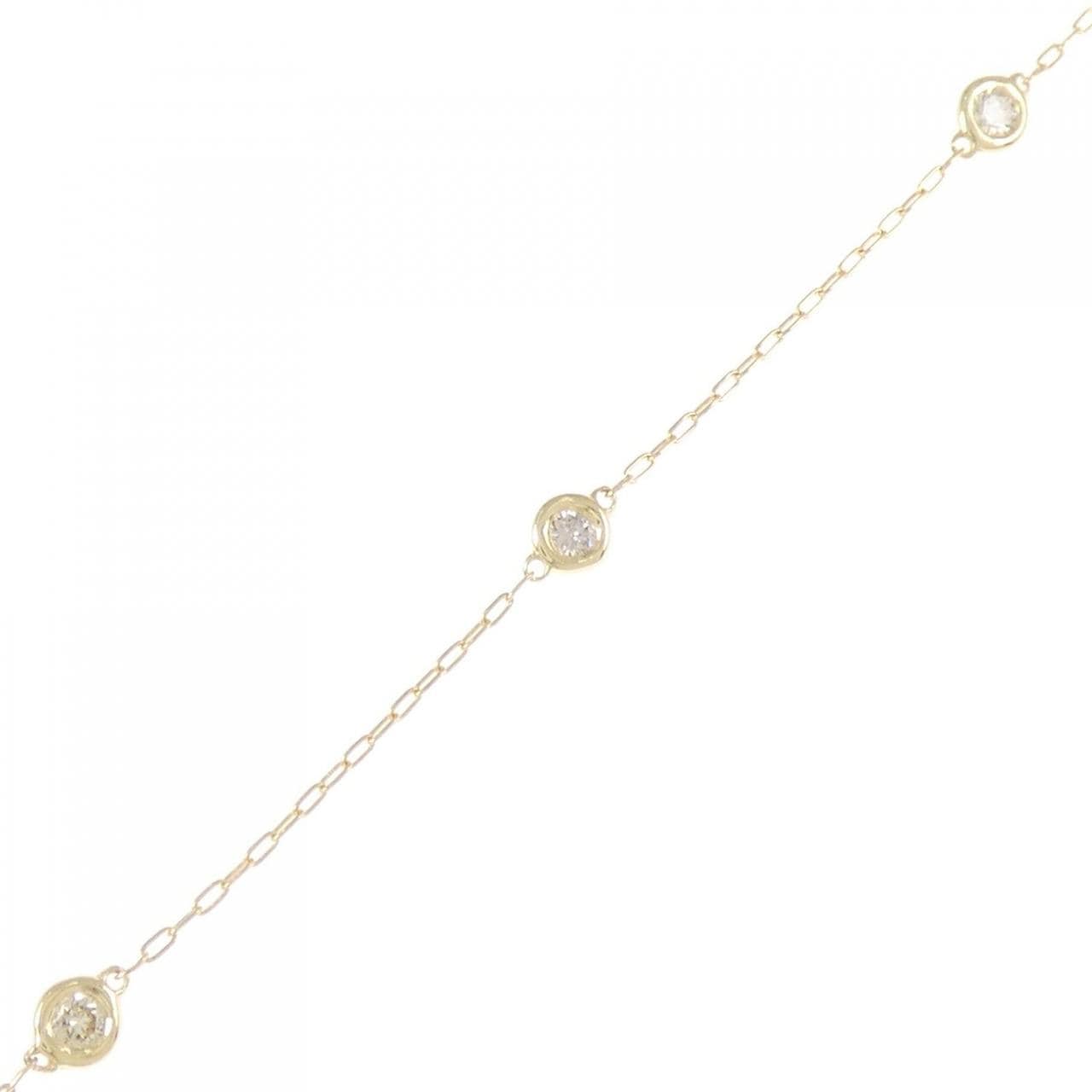 K18YG ダイヤモンド ブレスレット 0.30CT
