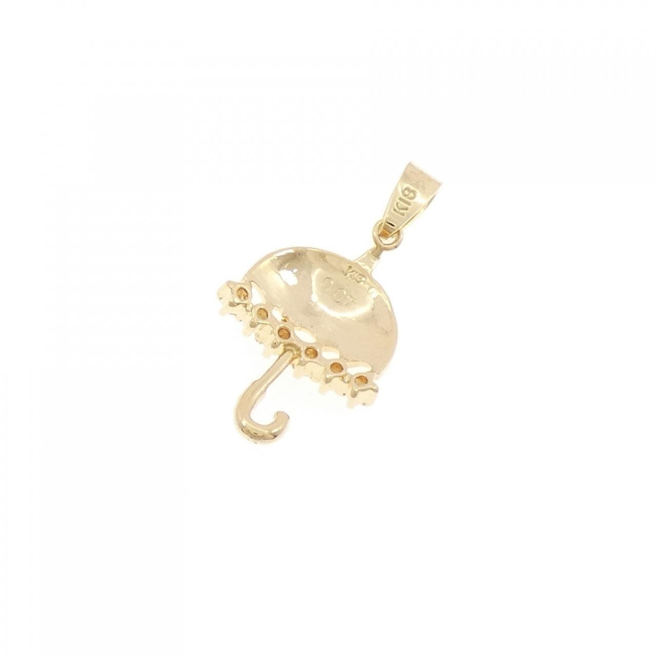 ギンザ タナカ アンブレラ ダイヤモンド ペンダント 0.07CT