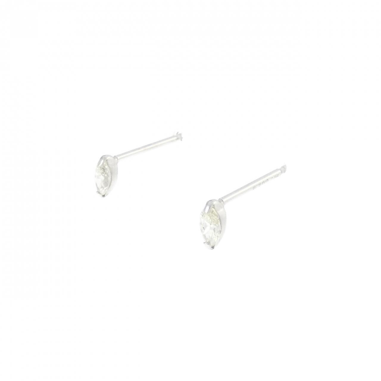 [新品] PT900钻石耳环 0.12CT