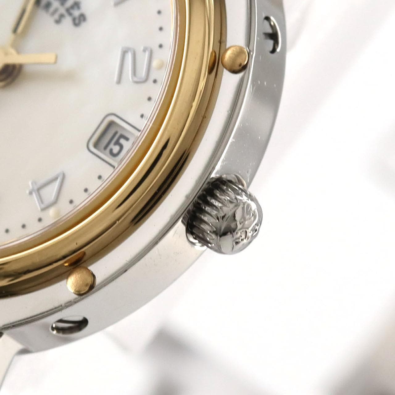 エルメス クリッパーナクレ コンビ CL4.220 SSxGP クォーツ