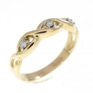 K18YG/K18WG ダイヤモンド リング 0.045CT