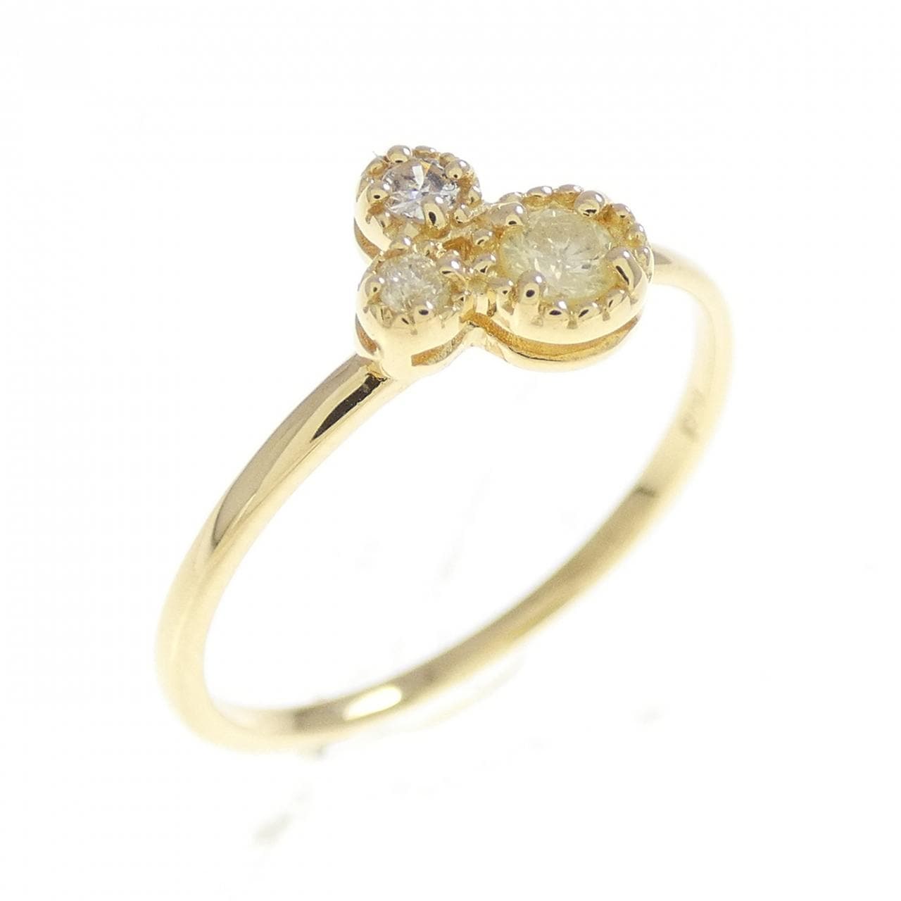 K18YG ダイヤモンド リング 0.09CT