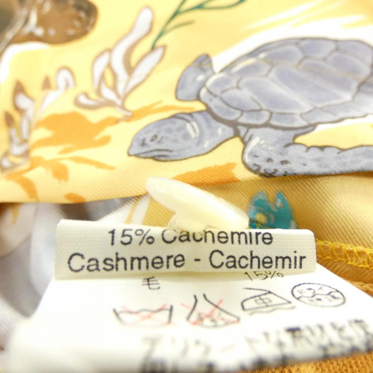 【ヴィンテージ】エルメス HERMES LAVIE PRECIEVSE DE LA MEDITERRANEE ツイルレーヌ. ポロシャツ