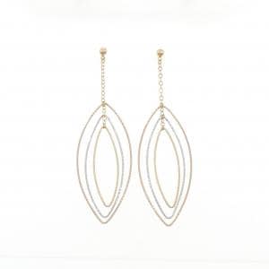 K18スリーカラー ピアス