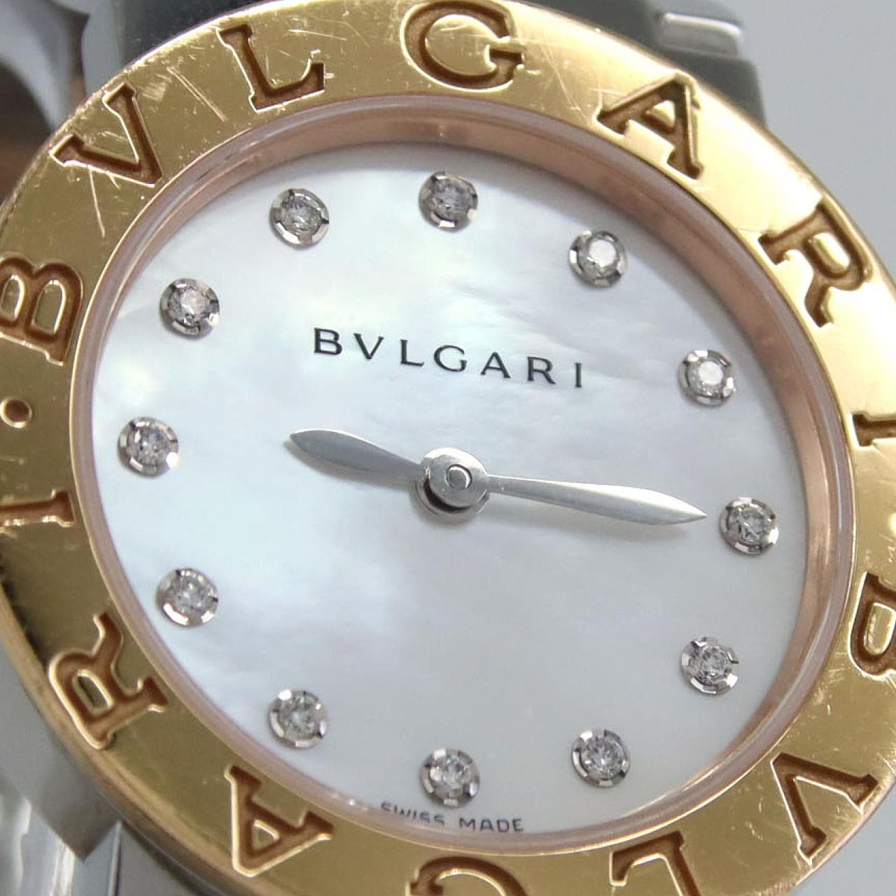 [No Maintenance Special Price] BVLGARI BVLGARI BVLGARI PG Combination 12P BBLP26SG/BBL26WSPG/12 SSxPG Quartz