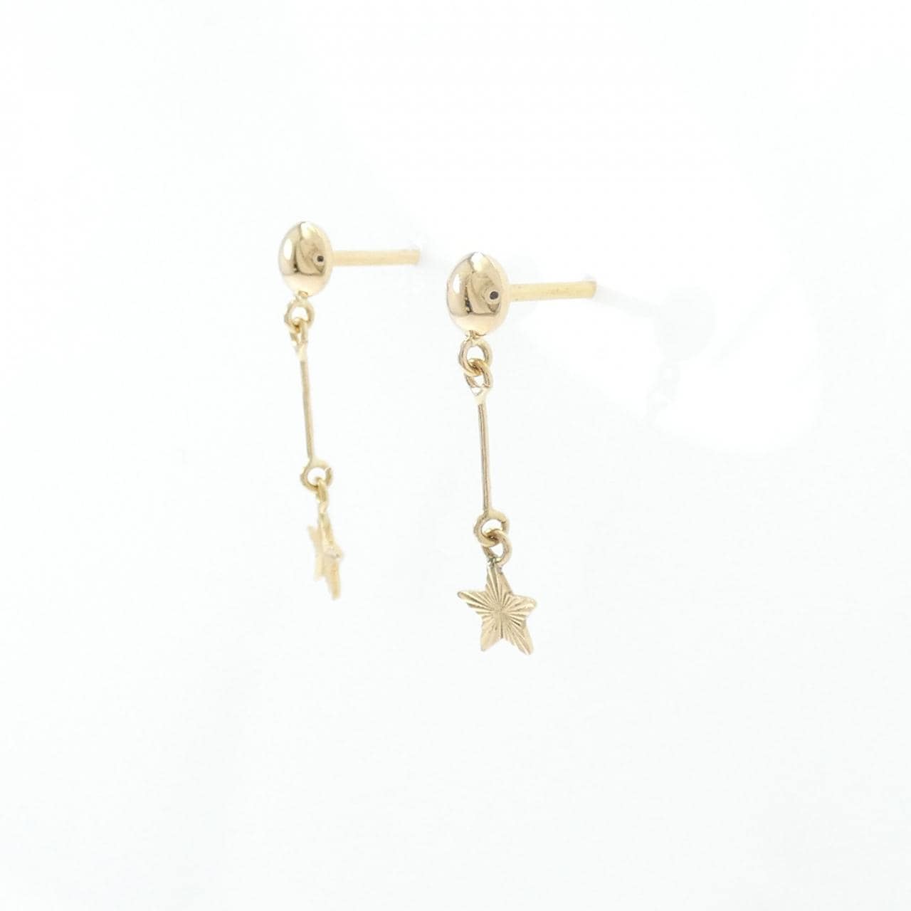 K18YG スター ピアス