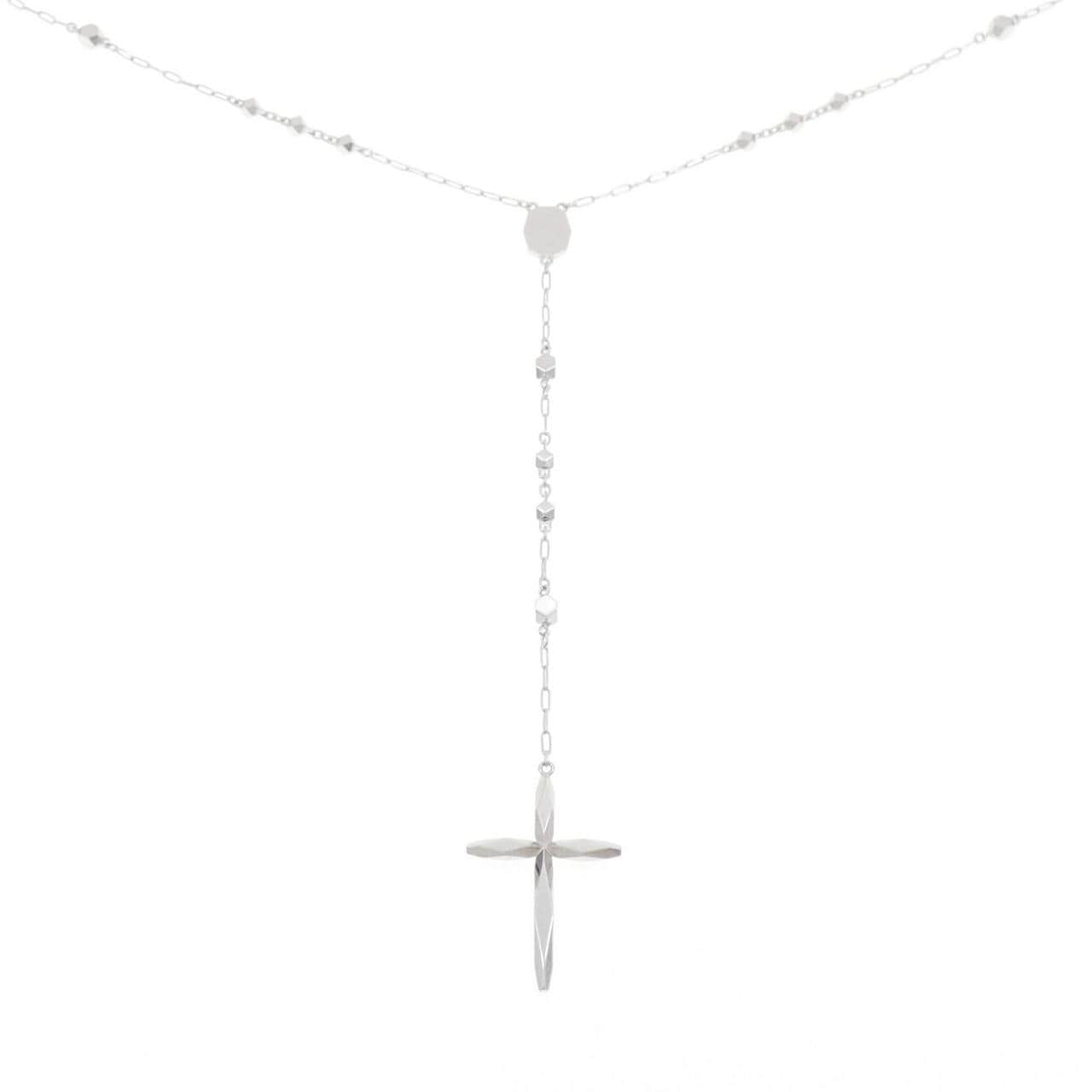 ルジアダ K18WG クロス ネックレス