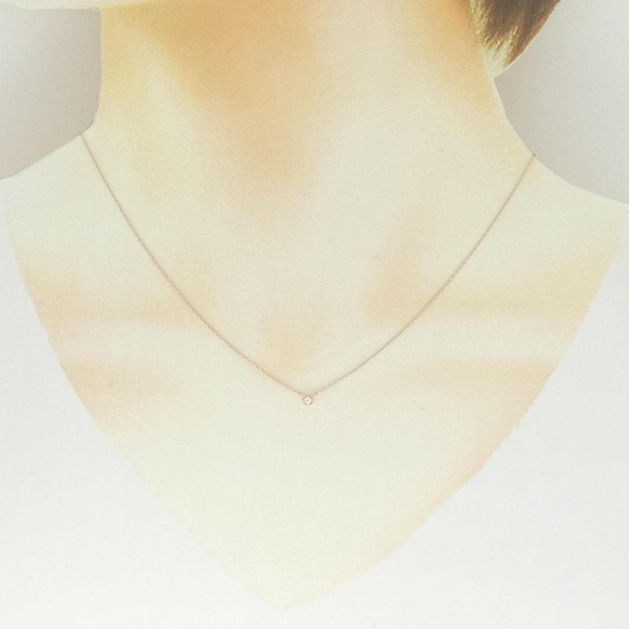 エテ ダイヤモンド ネックレス 0.02CT