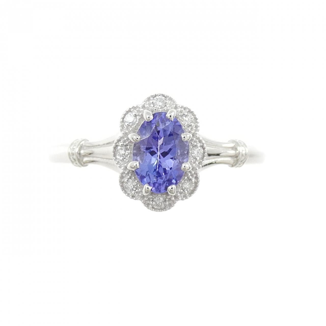 PT900 タンザナイト リング 0.54CT
