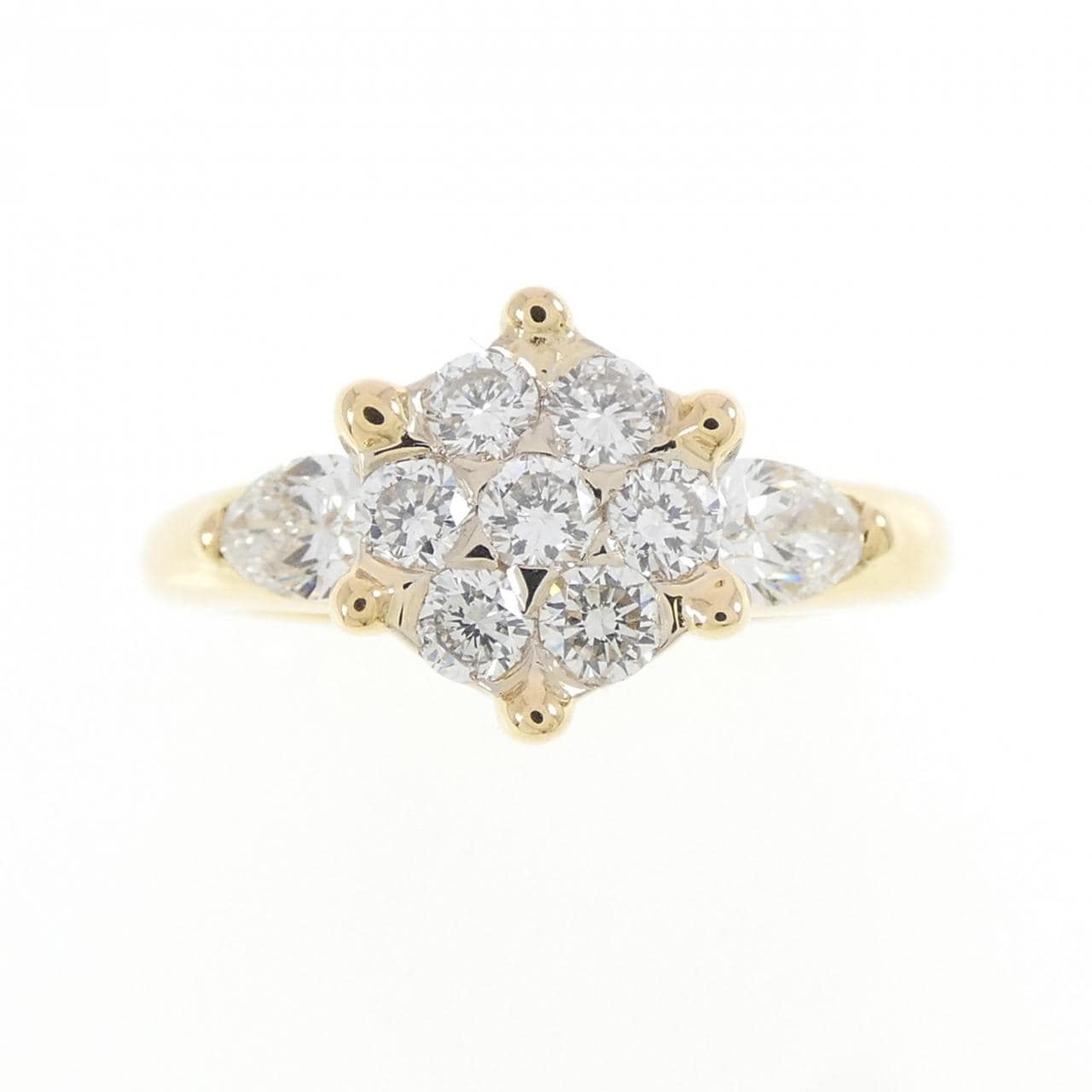 K18YG ダイヤモンド リング 0.86CT