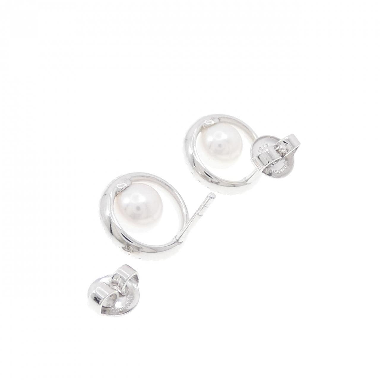 ミキモト サークル ピアス 6.1mm