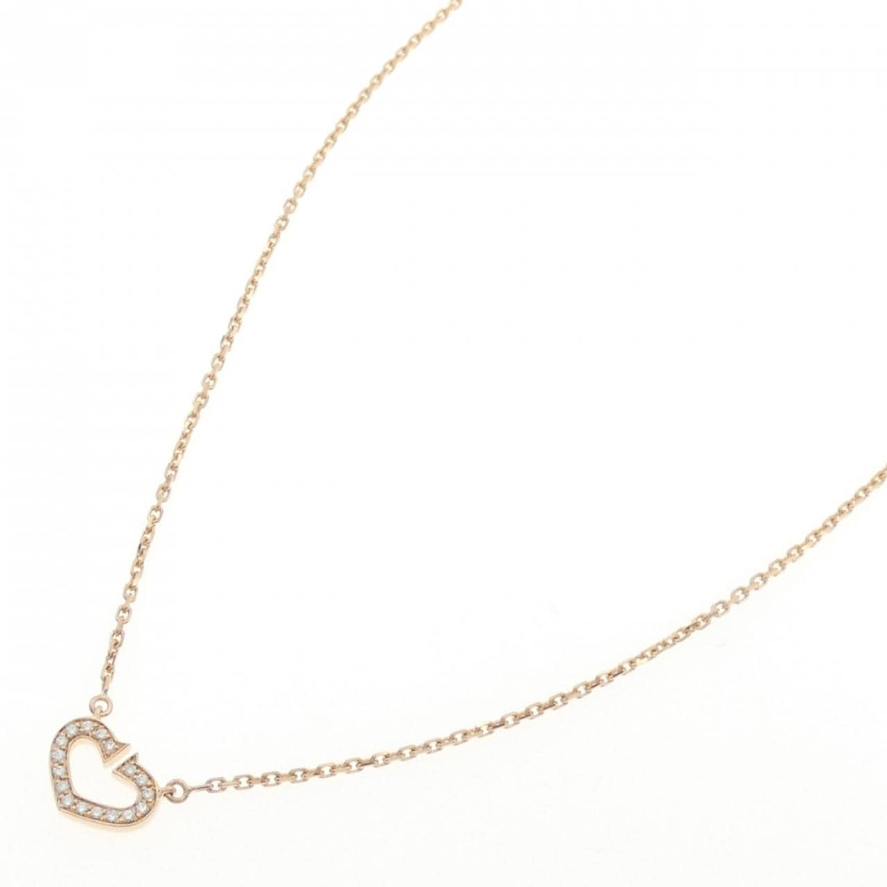 Cartier C heart项链