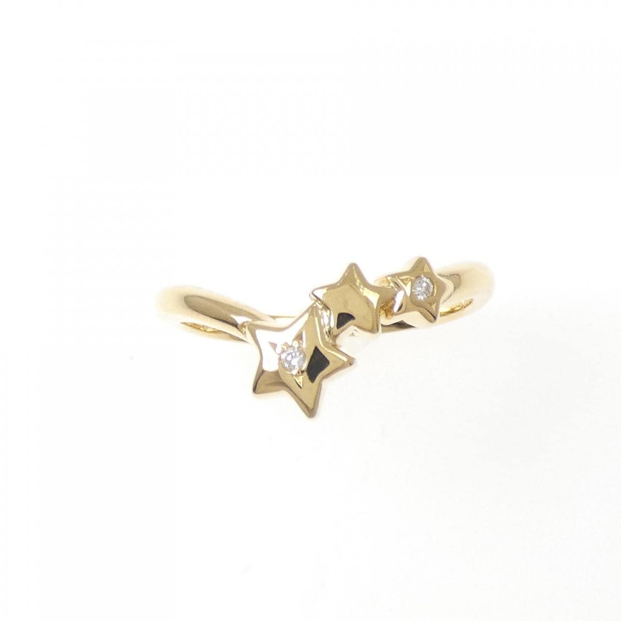 K18YG鑽石戒指 0.01CT