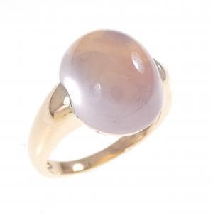 K18PG ローズクオーツ リング