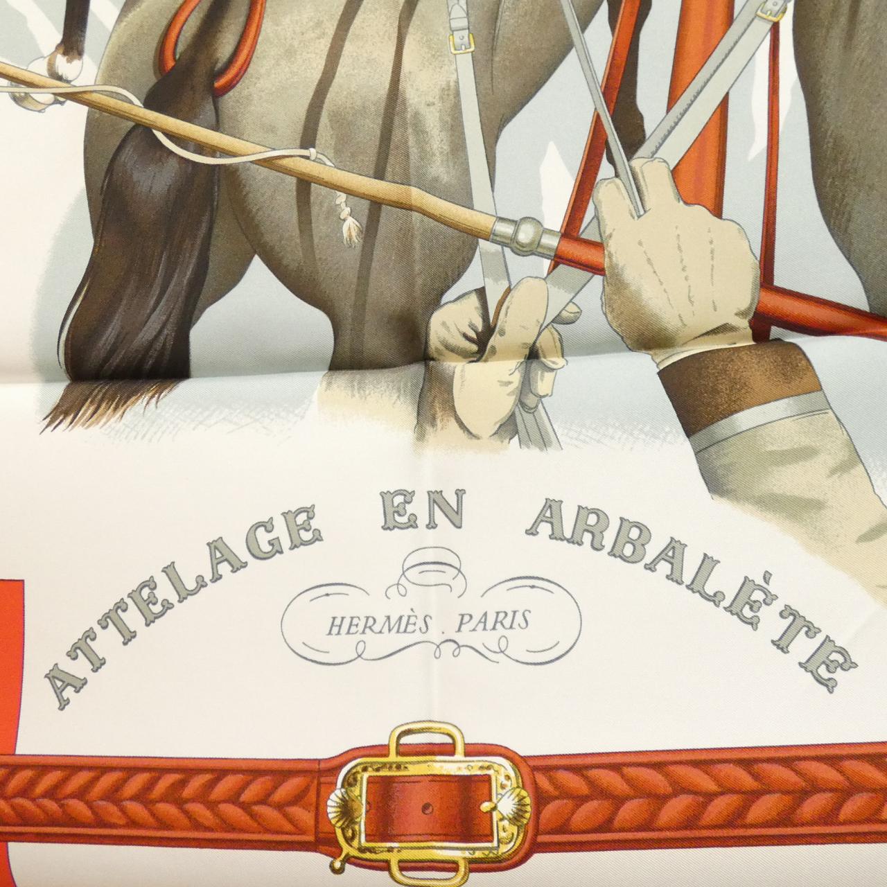 エルメス ATTELAGE EN ARBALETE 001554S スカーフ