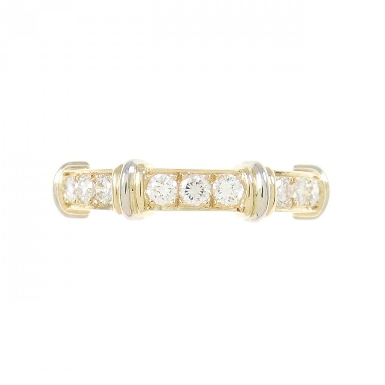 Cartier contessa half diamond ring