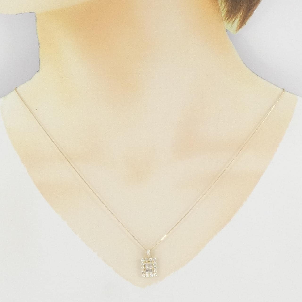 【新品】K18YG ダイヤモンド ネックレス 1.00CT