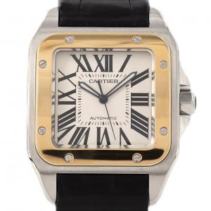 カルティエ サントス100LM コンビ 1904-2004刻印 W20077X7 SSxYG 自動巻