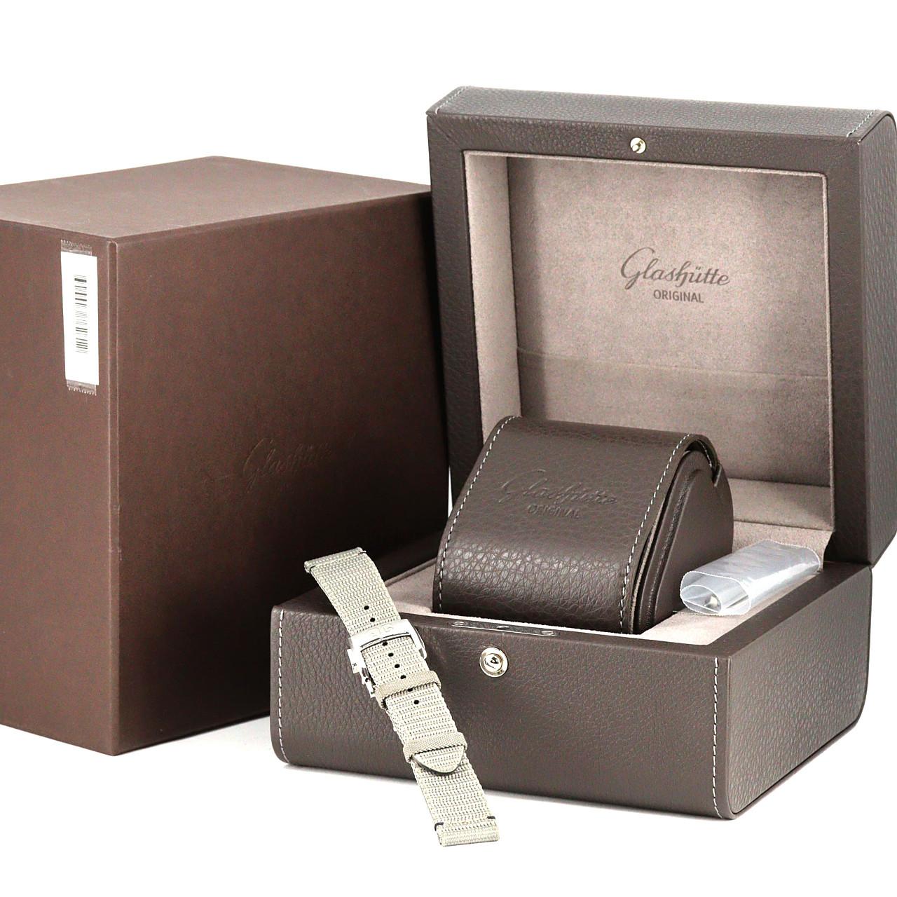 【ノーメンテナンス還元価格】グラスヒュッテ･オリジナル セネタエクセレンスパノラマデイトムーンフェイズ 1-36-04-01-02-61 SS 自動巻