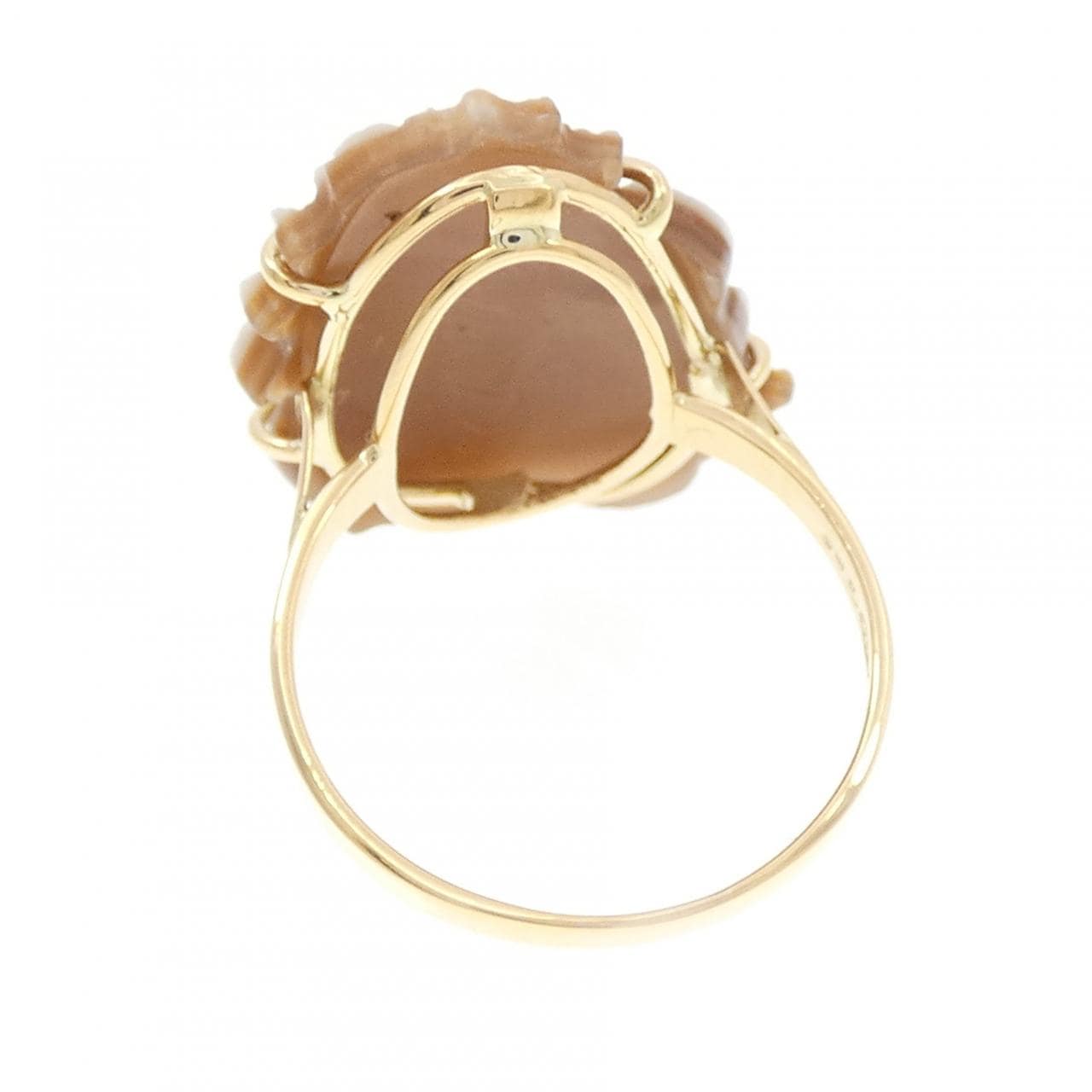 750YG シェルカメオ リング