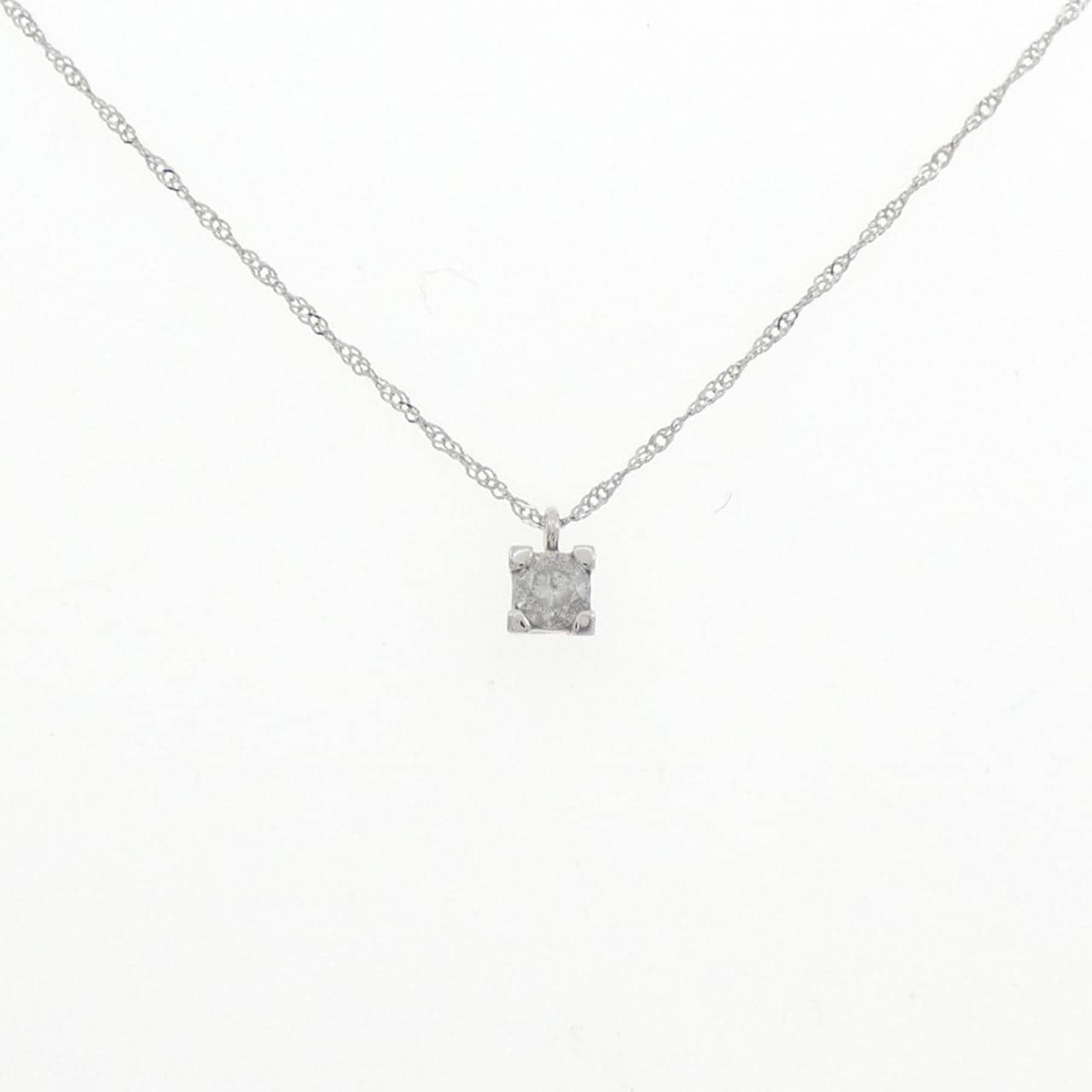 PT900/PT850 ダイヤモンド ネックレス 0.12CT