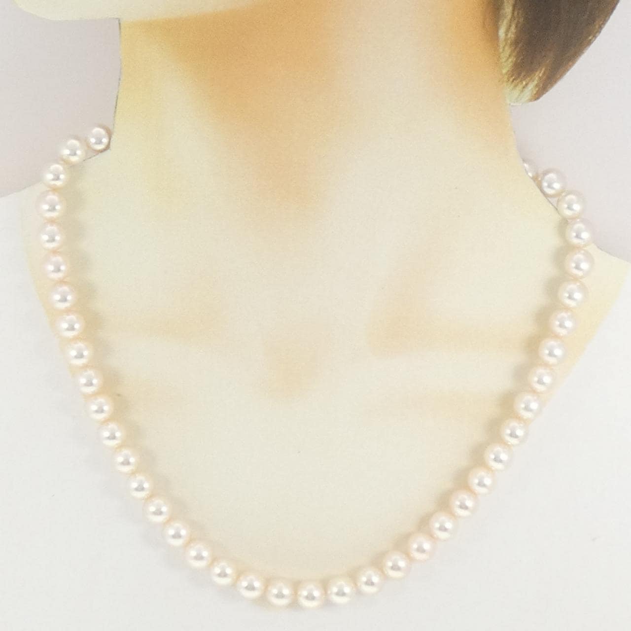シルバークラスプ アコヤパール ネックレス 8-8.5mm