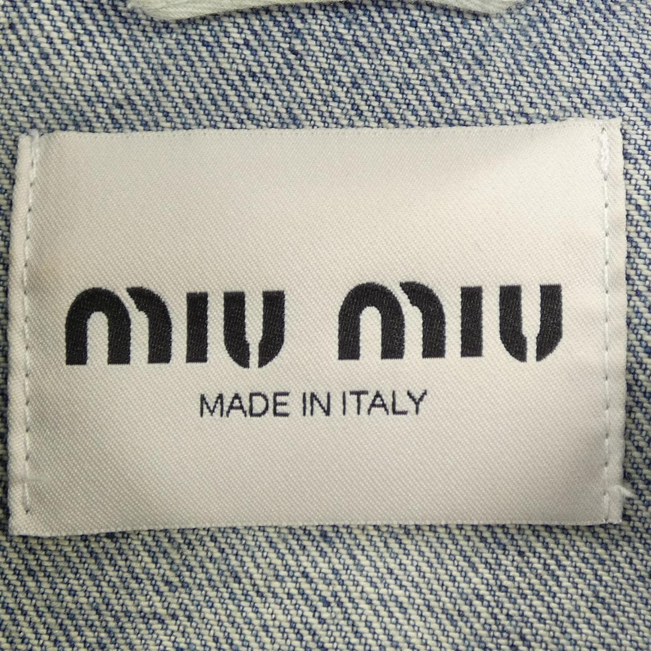 ミュウミュウ MIU MIU GWB195 SOOO 1373 デニムジャケット