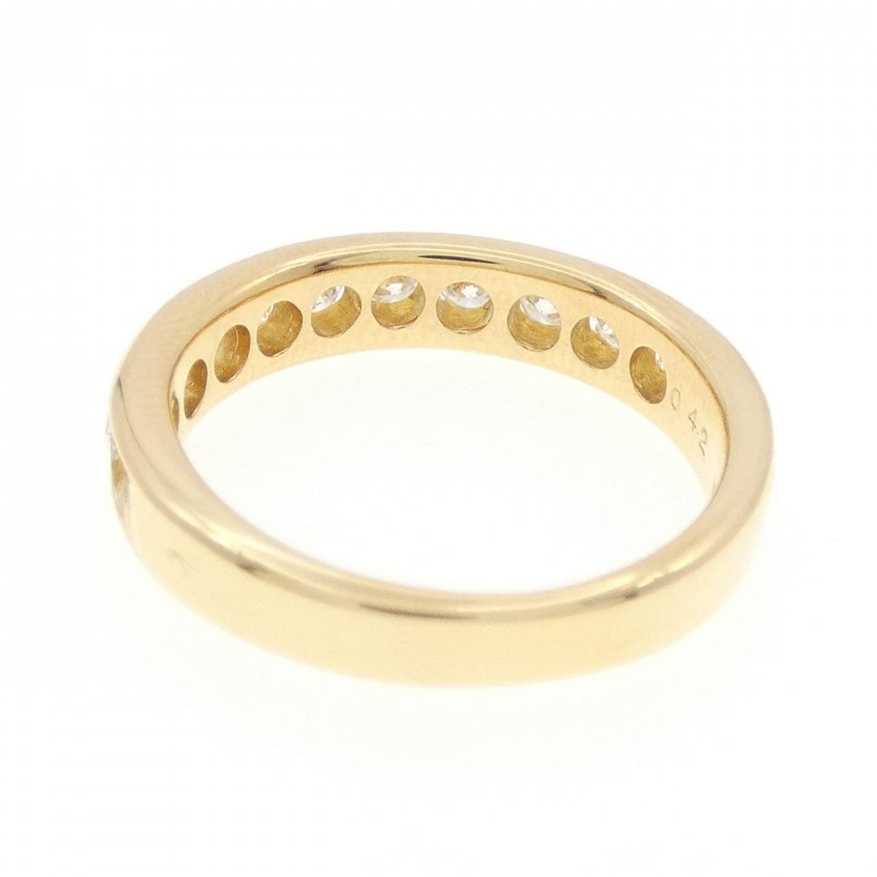 K18YG ダイヤモンド リング 0.42CT
