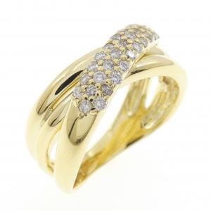 K18YG ダイヤモンド リング 0.30CT