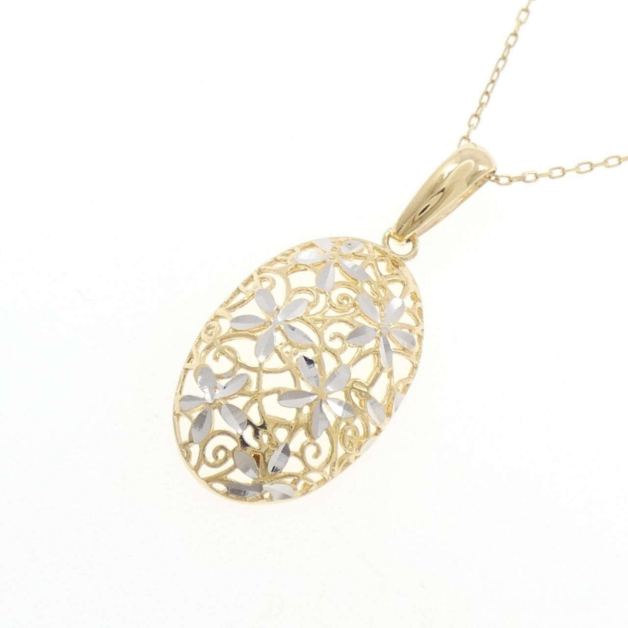 18KTYG/18KTWG/K18YG ネックレス