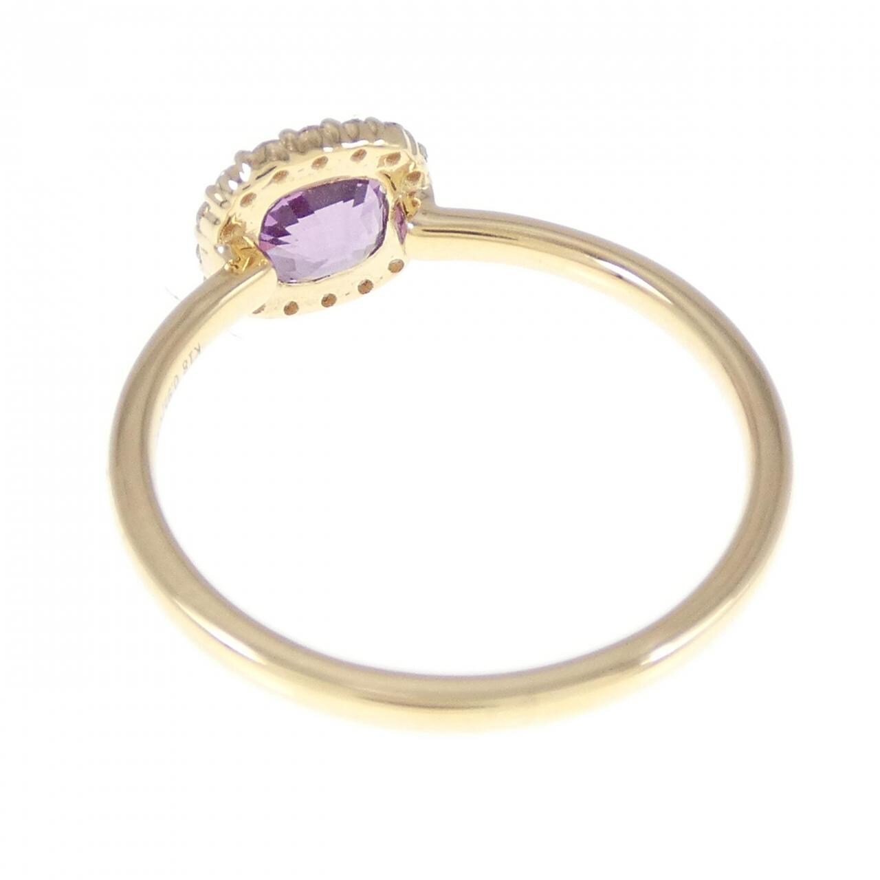 【新品】K18YG サファイヤ リング 0.95CT