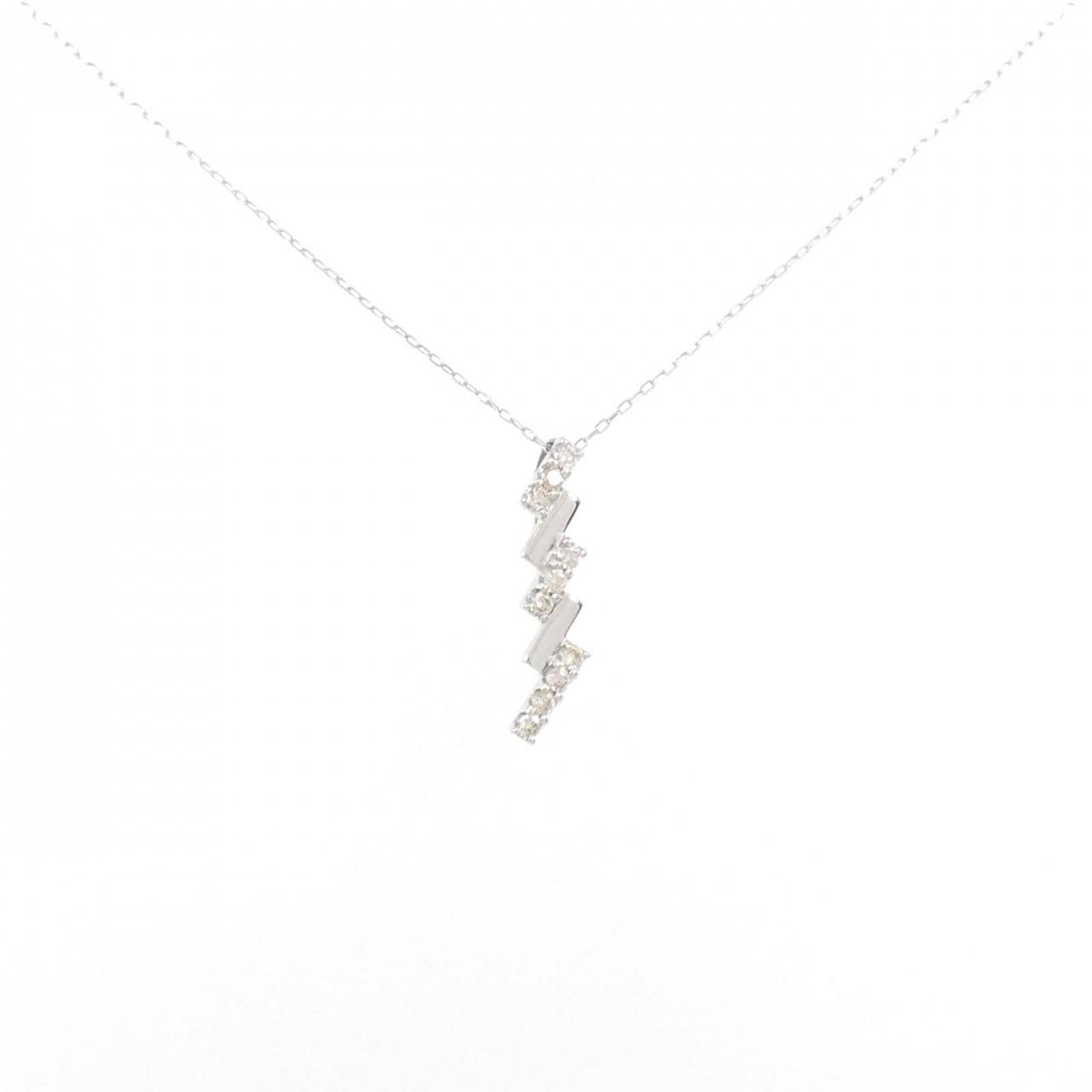 【新品】PT ダイヤモンド ネックレス 0.10CT