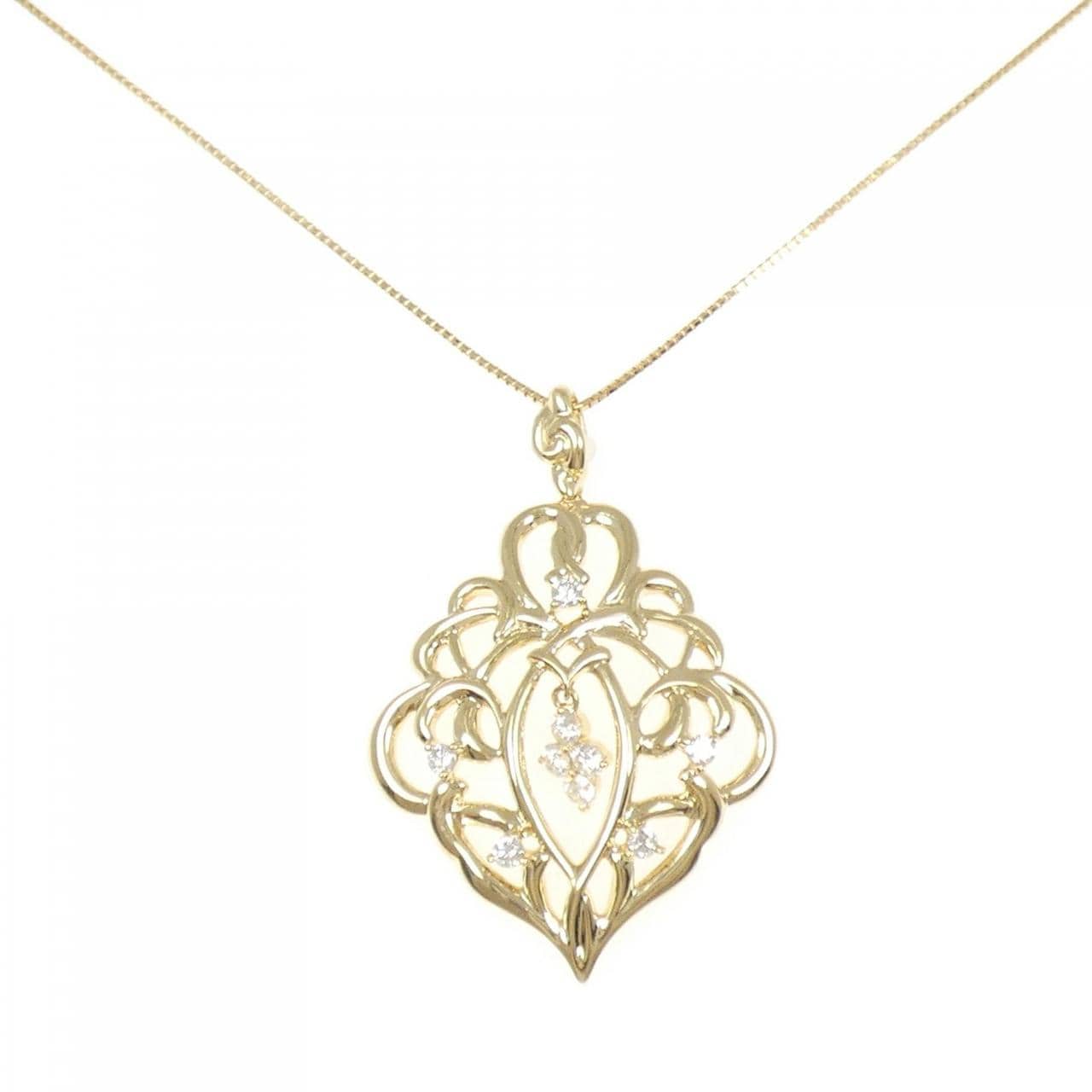 K18YG ダイヤモンド ネックレス 0.50CT